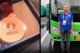 司机捡到全运会金牌误以为是月饼