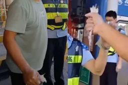 司机吃半条活鱼才让车免费过站？