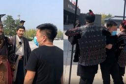 秦始皇穿越街头推广反诈APP