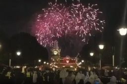 迪士尼烟花绽放时他们逆行防疫