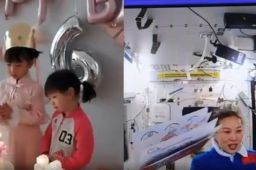 王亚平女儿6岁生日收到太空祝福