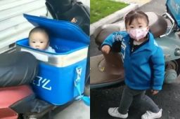 住在外卖箱里的女儿