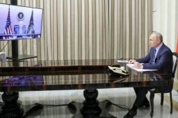 普京拜登视频会晤现场曝光