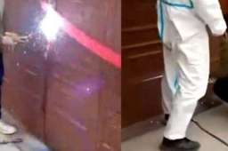 村支书焊死西安返乡村民大门被处分