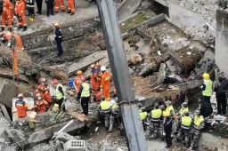重庆武隆爆炸救援现场