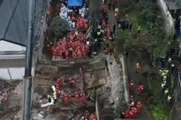 重庆垮塌食堂现场已被夷为平地