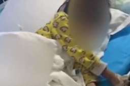 被虐待烫伤的女童腿保住了