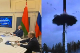 敏感时刻 普京坐镇指挥核演习