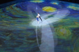 当梵高星空遇上花样滑冰