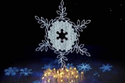 开幕式小雪花来到闭幕式了