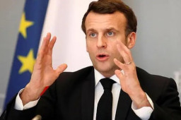 马克龙谴责普京承认乌东两区独立