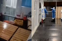 上海遭遇大风暴雨 有方舱严重漏雨