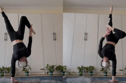 上海女子跳倒立版刘畊宏健身操