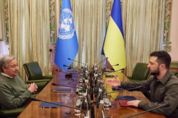 古特雷斯到访期间基辅发生爆炸