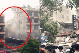 长沙楼房倒塌致23人被困39人失联