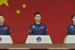 神十四出差三人组首次公开亮相