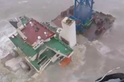 施工船在广东阳江遇险沉没27人失联