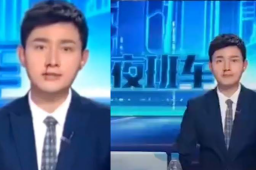 主持人直播突然流鼻血仍淡定播报