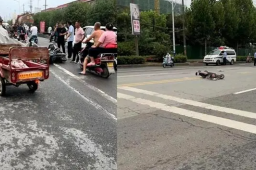 河南一汽车连撞多人致1死28伤