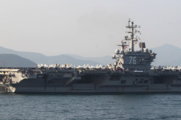 敏感时刻 里根号航母跑路了？