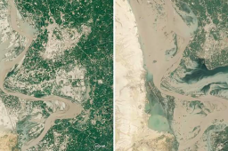 巴基斯坦三分之一国土被淹没