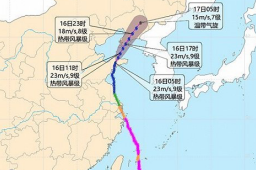 “梅花”为本世纪首个登陆辽宁台风