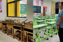 教育局回应家长花万元给全班换桌椅