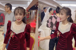 婚礼现场婆婆被宾客误认为是新娘