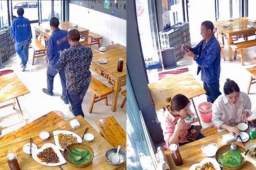 3男子就餐忘付款3小时后返回补还