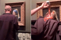 3人欲破坏《戴珍珠耳环的少女》被捕