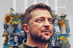 泽连斯基登《时代》封面