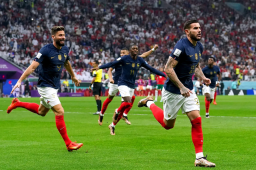 法国2-0摩洛哥 决赛战阿根廷