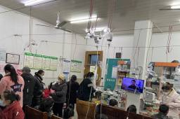 农村医务室发热人群扎堆输液