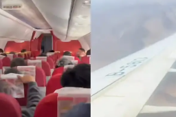 飞机剧烈颠簸 有乘客边哭边写遗言