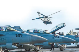 美航母打击群再进南海 或有敏感项目