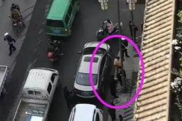 成都一男子驾车街头乱撞多车后裸奔