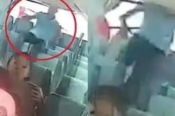 大爷坐大巴车被弹起6次 多处骨折