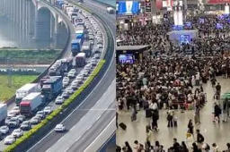 假期高速开堵 网友称9小时没开出省